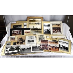 Horse Racing: 40 Photographs of the Winners of Horse Races and Related Emphera, Most from 1970s; (Maryland, West Virginia, Pennsylvania, NY)